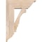 Ekena Millwork Balboa Traditional Smooth Bracket w/ Offset Brace, Douglas Fir, 7 1/2"W x 20"D x 28"H BKT0806X20X28BOA01SDF - alternate 2